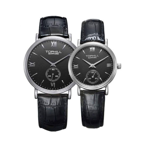 Đồng hồ TOPHILL TA021G.PB1197 + TA021L.PB1197 Nam+Nữ