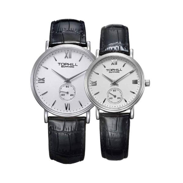 Đồng hồ TOPHILL TA021G.PB1297 + TA021L.PB1297 Nam+Nữ