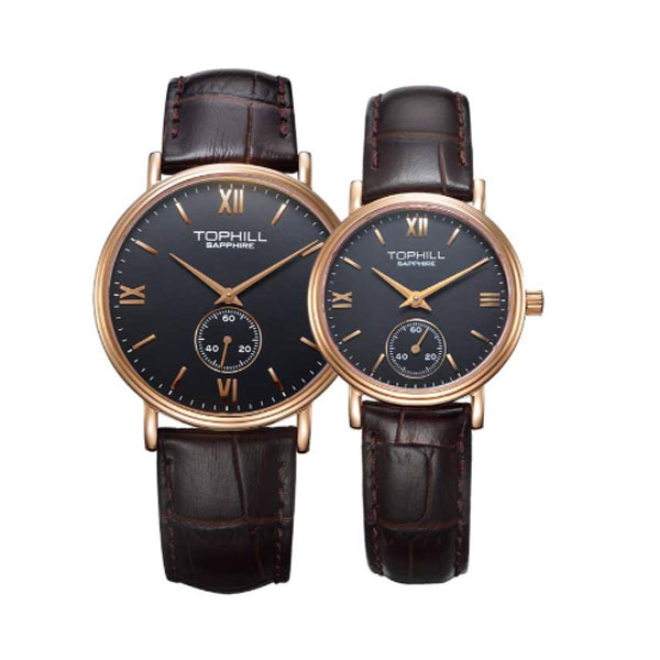 Đồng hồ TOPHILL TA021G.PZ3197 + TA021L.PZ3197 Nam+Nữ